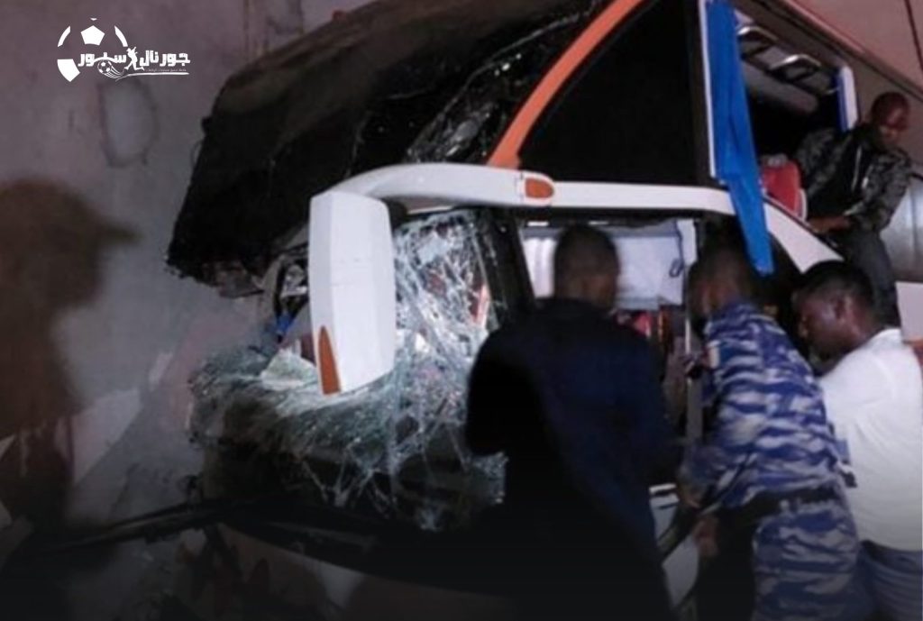 كان كوت ديفوار.. جرحى في حادثة سير لحافلة صحافيين