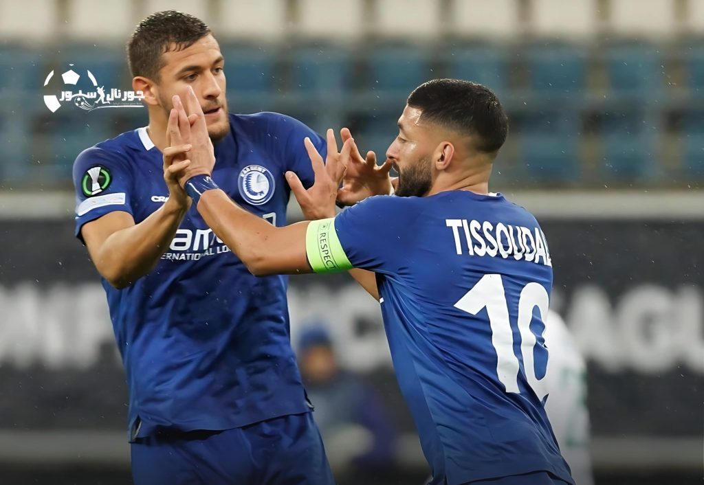 طارق تيسودالي يسجل أول أهدافه بالكونفيرونس ليغ