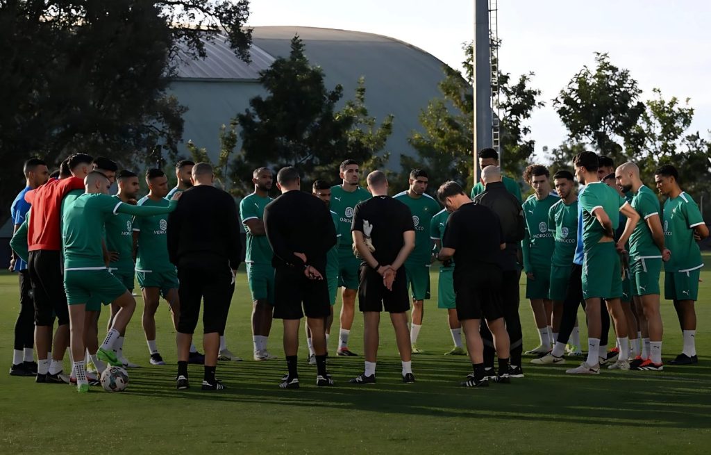 حصتان تدريبيتان للمنتخب المغربي في يوم واحد قبل مواجهة أنغولا