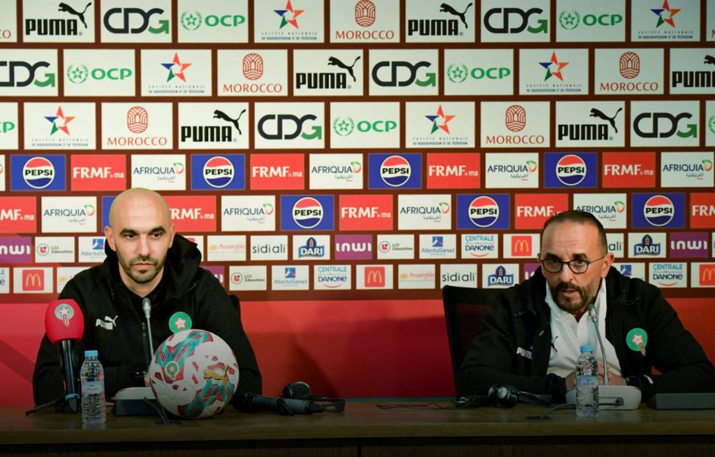 وليد الركراكي ينسحب من الندوة الصحافية لهذا السبب