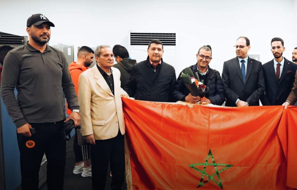 نهضة بركان يصل إلى بنغازي قبل مواجهة أبو سليم