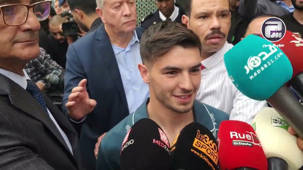 وصول إبراهيم دياز إلى مطار سلا استعدادا للانضمام إلى معسكر “أسود الأطلس”