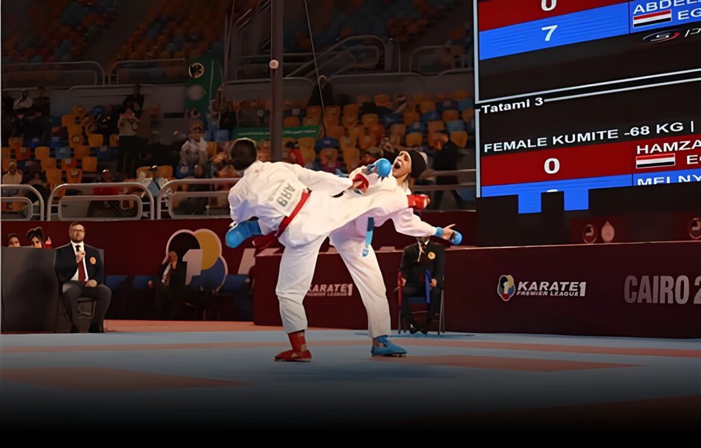 6 كاراتيكا مغاربة يشاركون في الدوري الدولي بالقاهرة