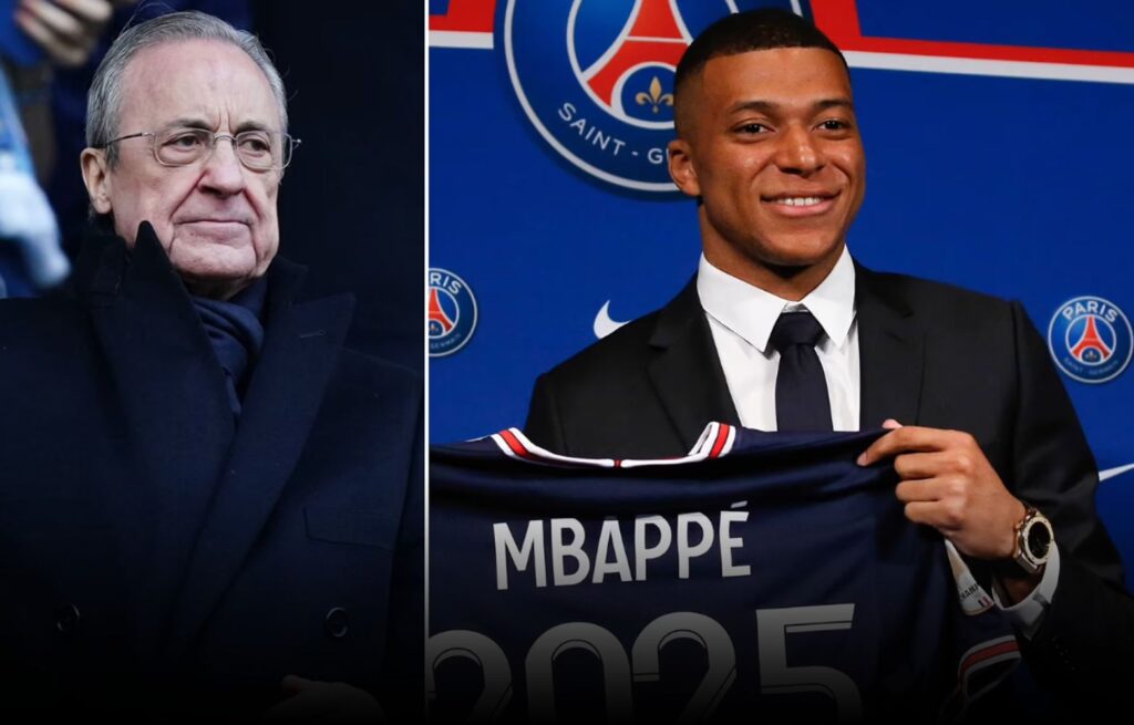 بيريز يفاضل بين ثلاثة مواعيد لتقديم مبابي لاعبا جديدا لريال مدريد