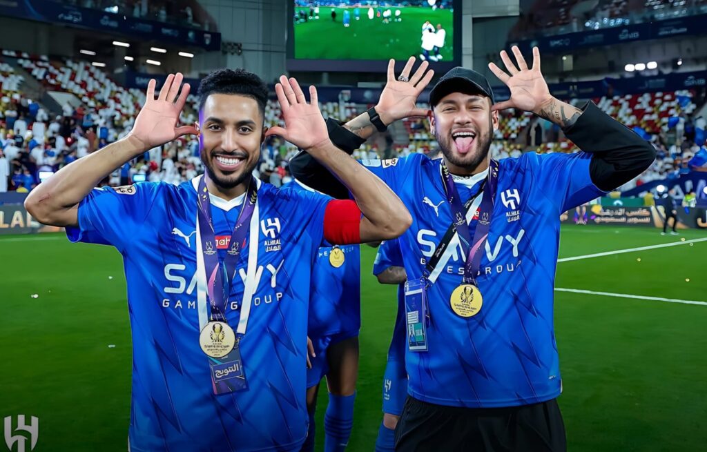 نيمار.. هكذا علق في تدوينة مضحكة على تتويجه بكأس السوبر السعودي