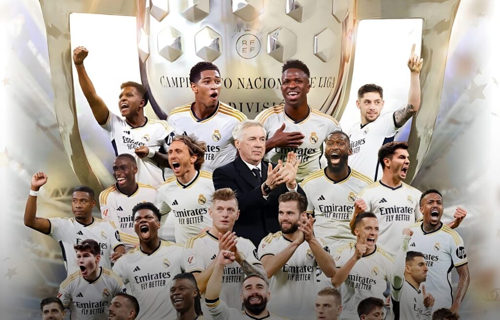 ريال مدريد يضمن اللقب الـ36 في تاريخه بخسارة برشلونة لدربي كاتالونيا