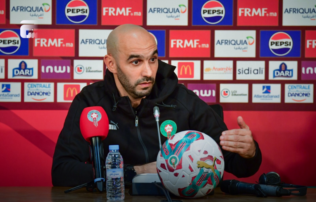 “أسود الأطلس”.. الركراكي يعقد ندوة صحافية تأهبا لمواجهة زامبيا