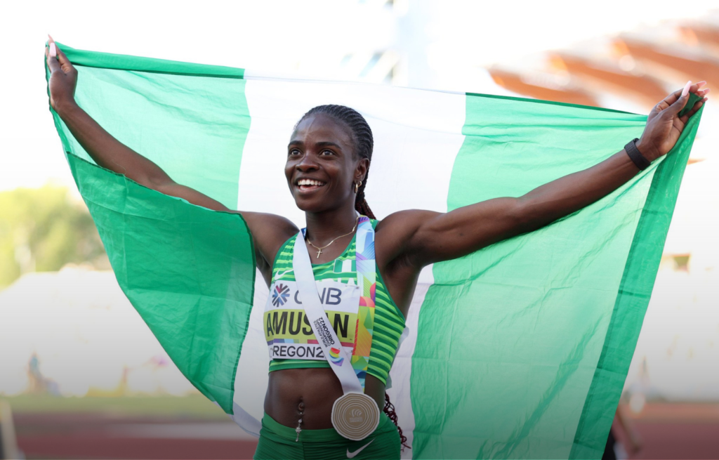 “طاس” تقضي ببراءة العداءة النيجيرية أموسان