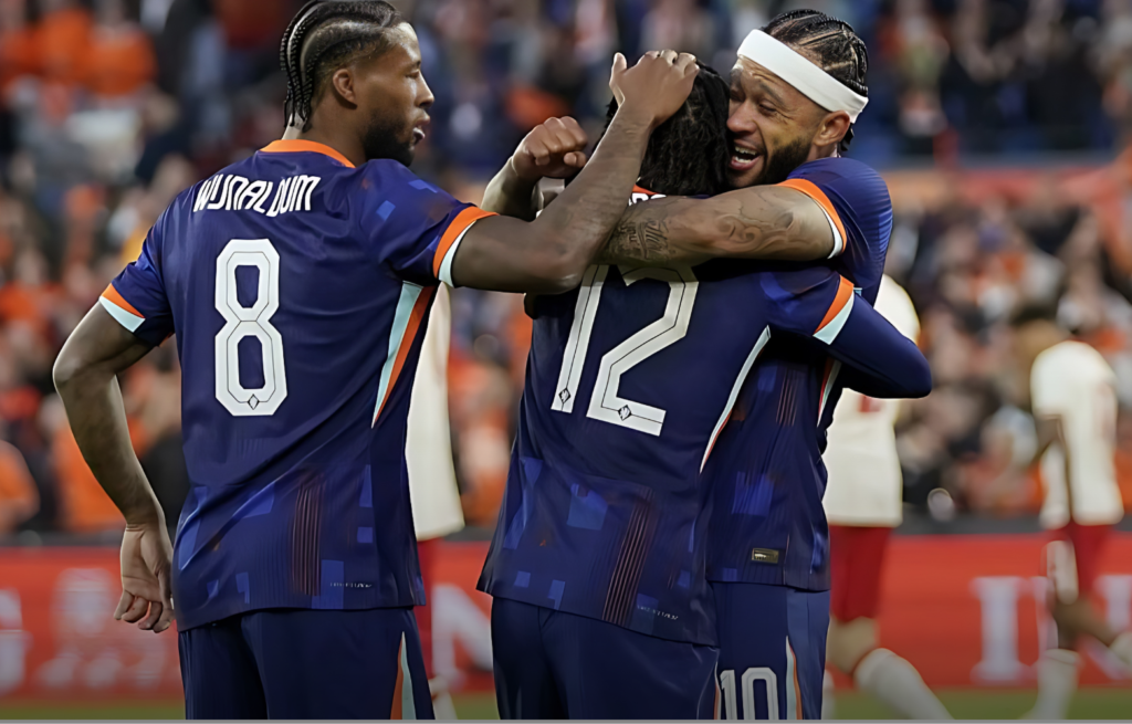 المنتخب الهولندي يتغلب برباعية نظيفة على نظيره الكندي وديا