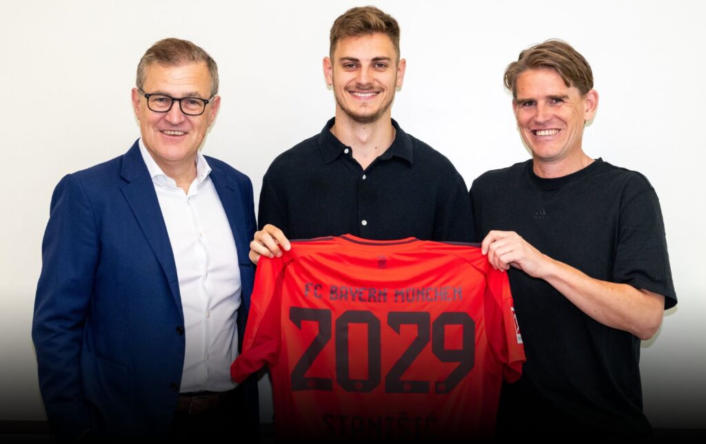 بايرن ميونيخ يجدد عقد لاعبه ستانيشيتش حتى عام 2029