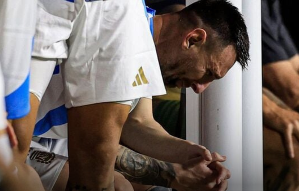 كوبا أمريكا.. ميسي يخرج باكيا من المباراة النهائية