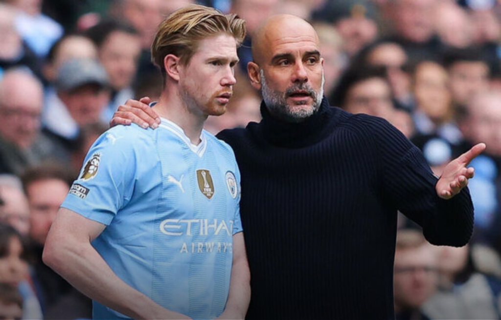 غوارديولا يؤكد بقاء دي بروين مع مانشستر سيتي