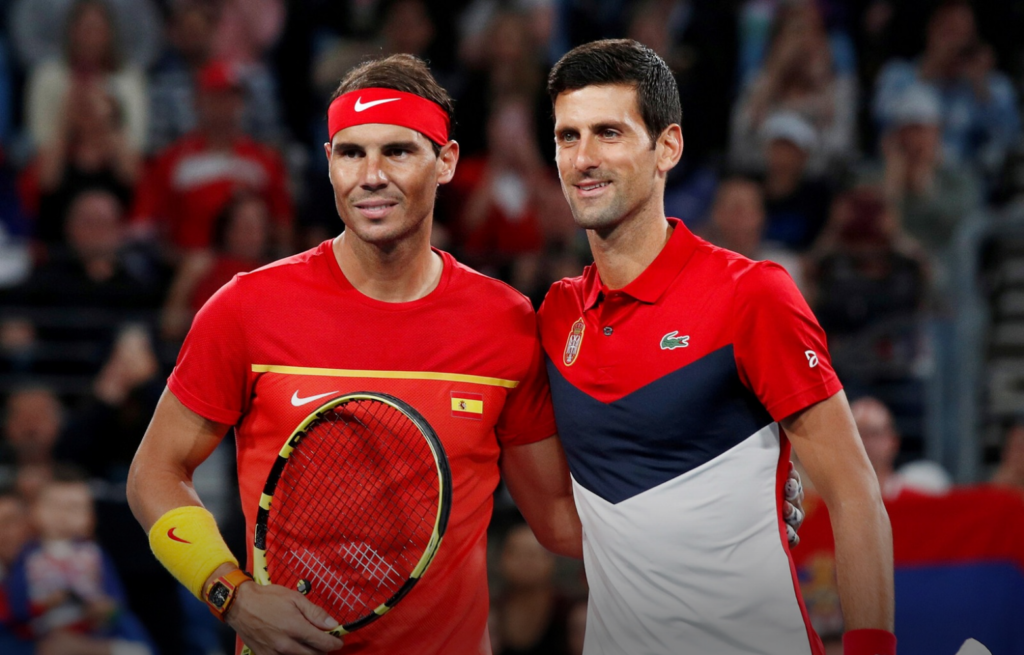 أولمبياد باريس .. مواجهة محتملة بين الإسباني نادال والصربي ديوكوفيتش