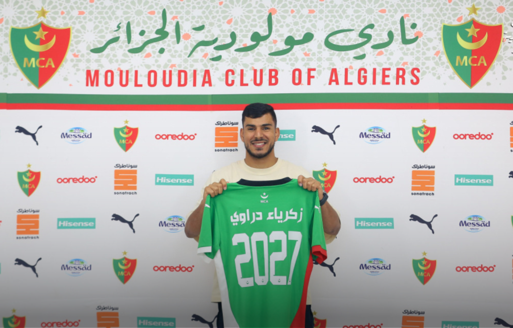 بعد فسخ عقده مع الوداد.. اللاعب دراوي يوقع لمولودية الجزائر