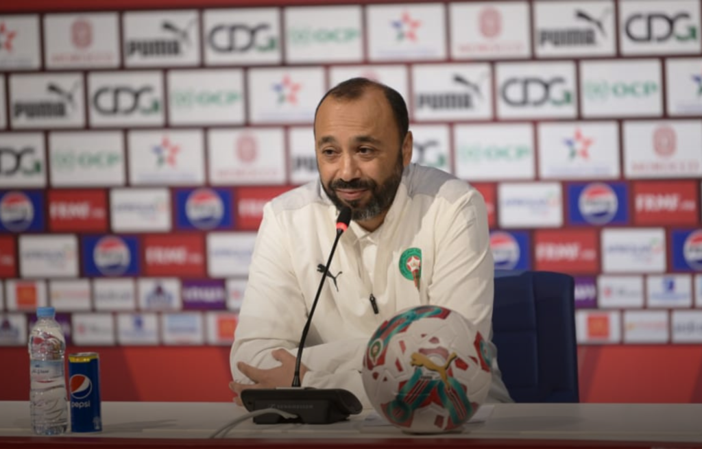 السكتيوي: الحسرة تنتابنا جميعا وسنجعل مباراة العراق فرصة للتعويض والتأهل