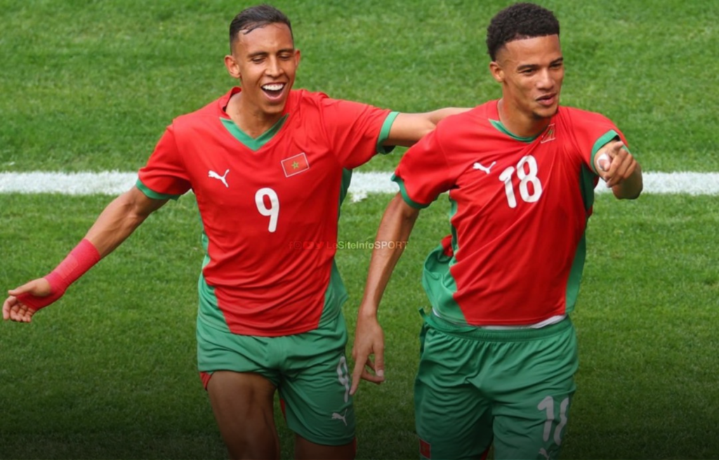 المغرب يهزم العراق بثلاثية في الشوط الأول ويقترب من التأهل إلى ربع نهائي الأولمبياد