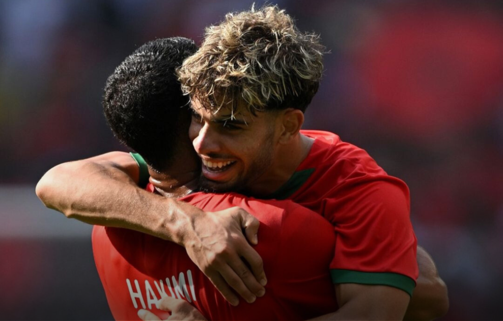 المغرب يهزم العراق ويتأهل إلى ربع نهائي الأولمبياد في الصدارة متقدما على الأرجنتين