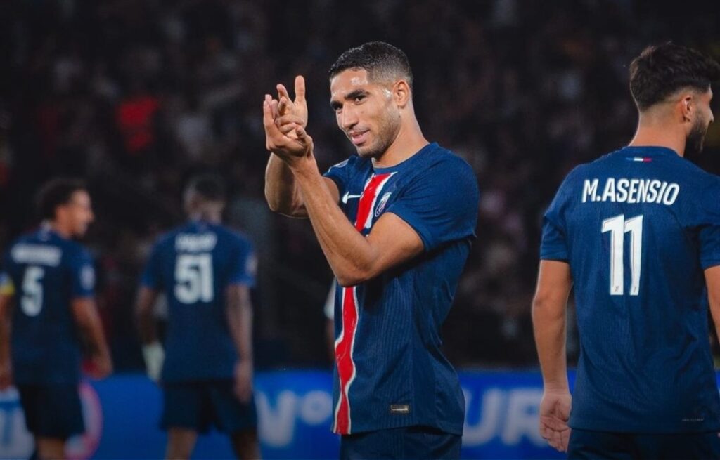 حكيمي يواصل التألق ويحصل على ثاني أحسن تنقيط