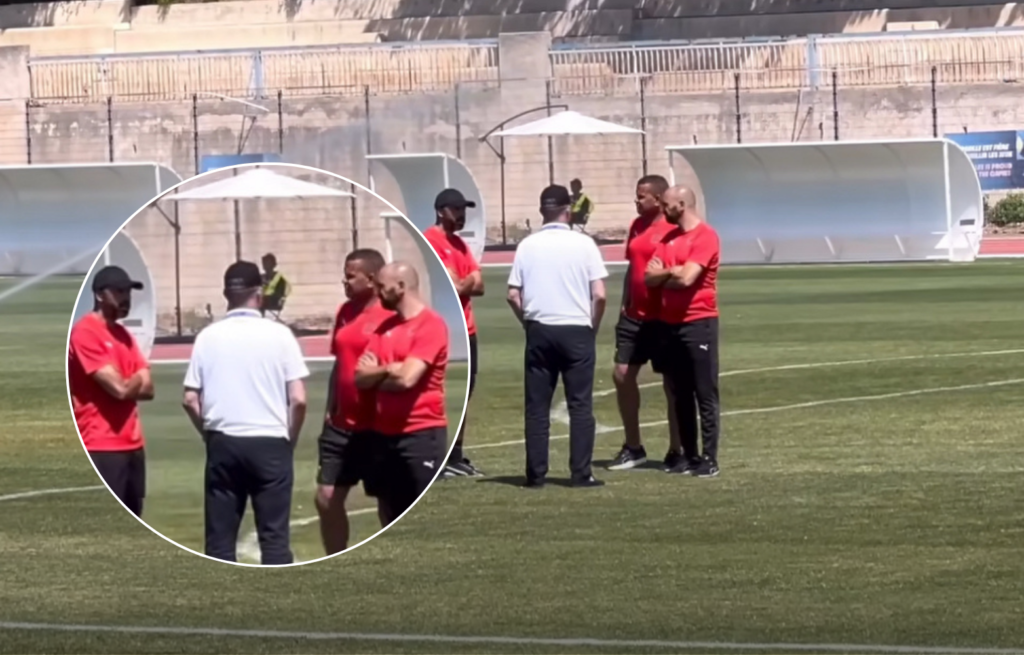 الركراكي وبنمحمود بتداريب المنتخب الأولمبي لأول مرة