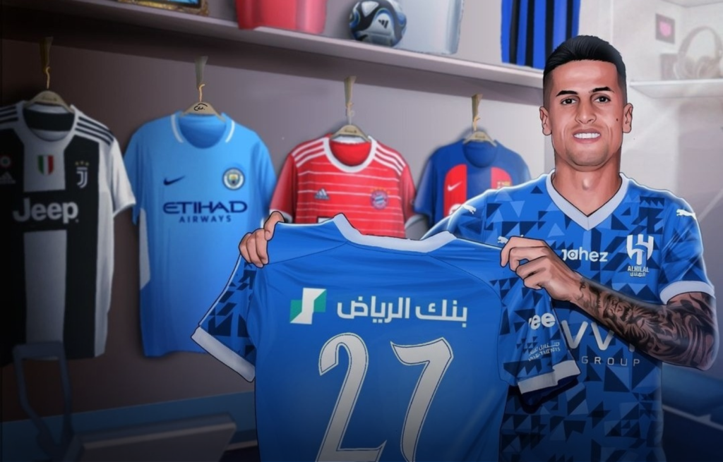 الدوري السعودي.. الهلال: جواو كانسيلو يعلو من قمم الكوكب.. إلى الهلال