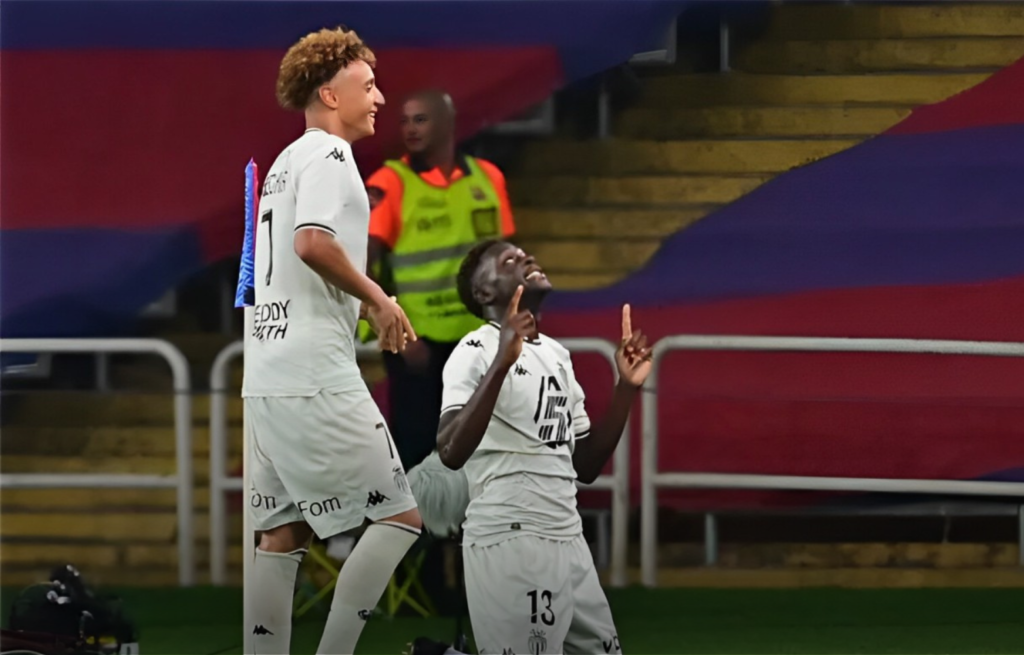 خسارة مقلقة لبرشلونة أمام موناكو بثلاثية نظيفة