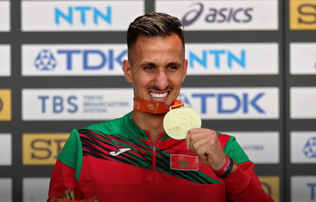 البقالي: أنا هنا في باريس من أجل التتويج بالذهب وإسعاد المغاربة