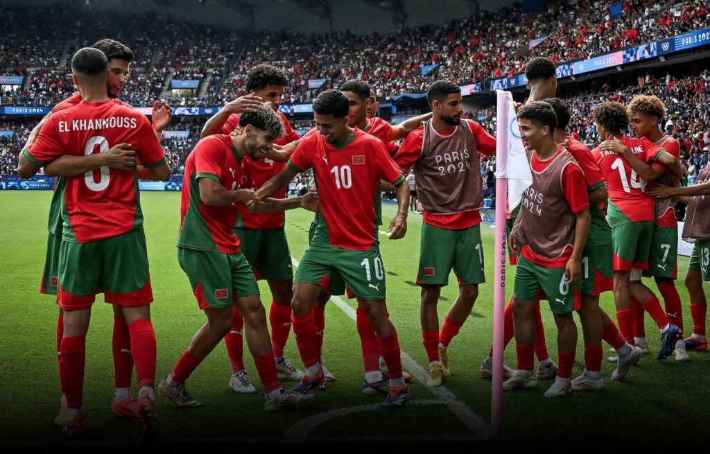 لاعبان مغربيان ضمن التشكيل المثالي لدور نصف نهائي الأولمبياد