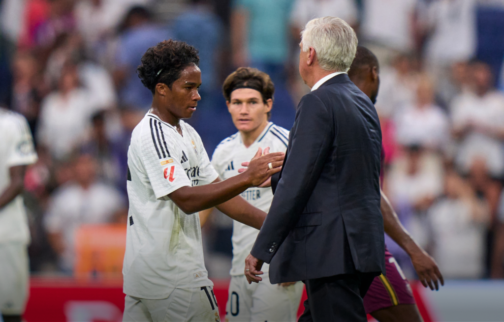 أنشيلوتي: إندريك يملك الموهبة التي يحلم بها أي مهاجم