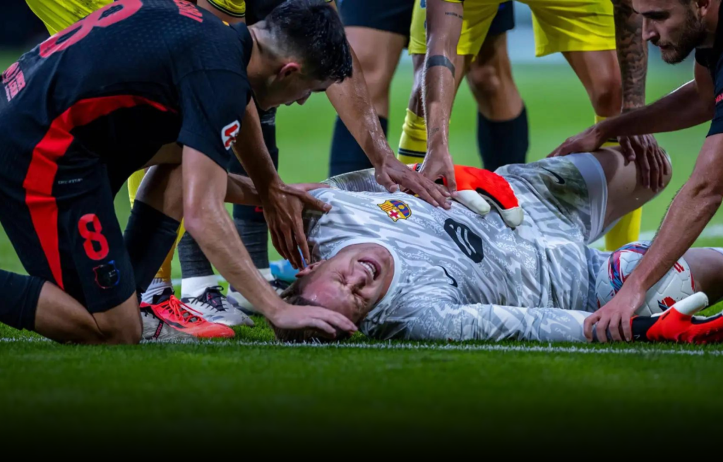 الدوري الإسباني.. حارس برشلونة تير شتيغن سيخضع للجراحة