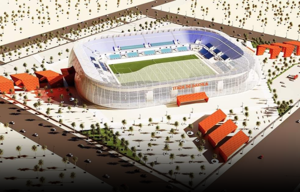 23 مليار سنتيم لبناء الملعب الكبير لمدينة الداخلة