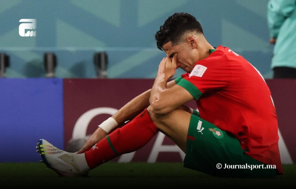 الإصابة تهدد مشاركة نايف أكرد مع المنتخب الوطني المغربي