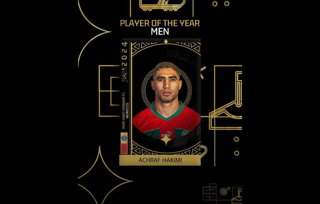 حكيمي بين المرشحين لجائزة أفضل لاعب إفريقي