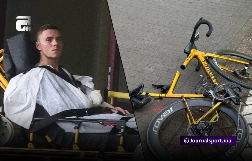دراجات.. البطل الأولمبي إيفينبول يتعرض لعدة كسور
