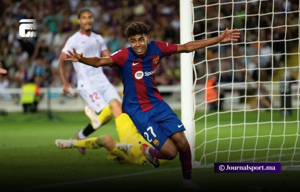 لامين جمال أمل برشلونة لبلوغ ثمن النهائي