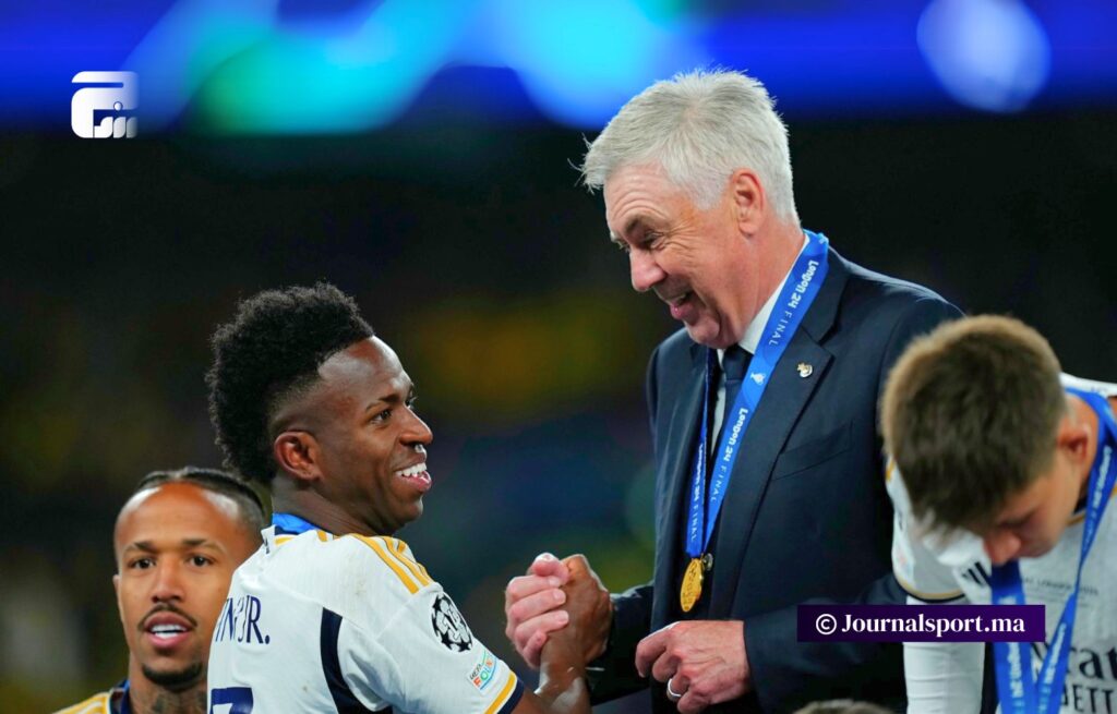 أنشيلوتي: فينيسيوس يريد كتابة التاريخ في ريال مدريد