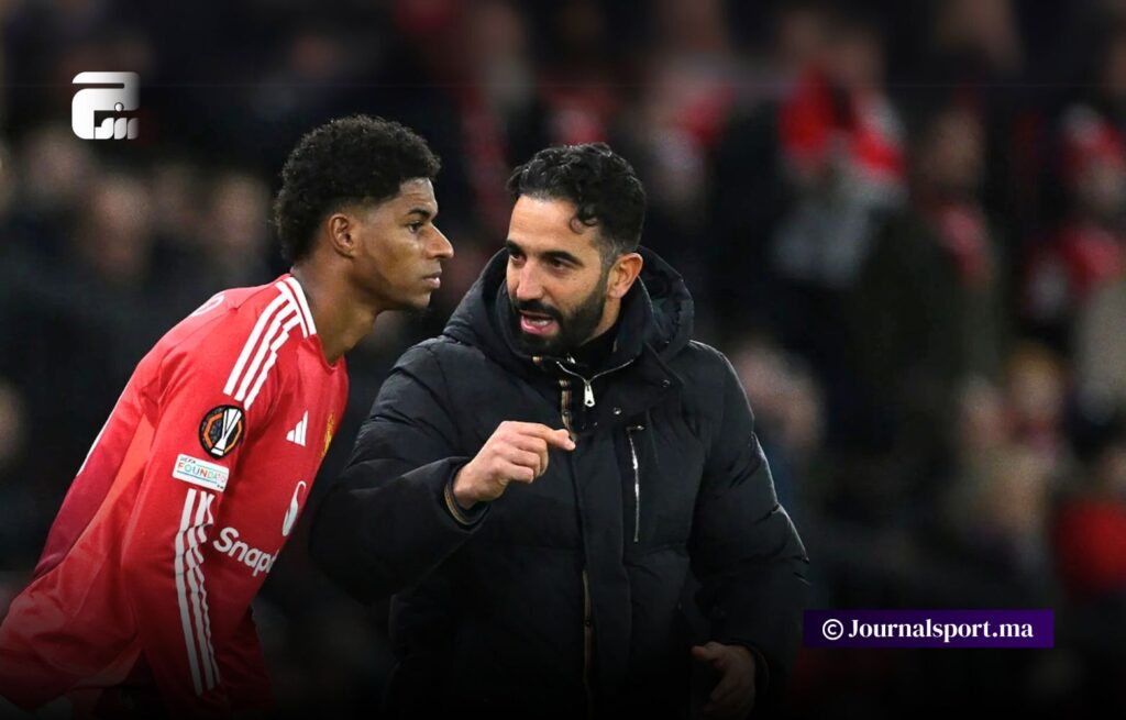 أموريم يجهل مستقبل المهاجم راشفورد مع يونايتد