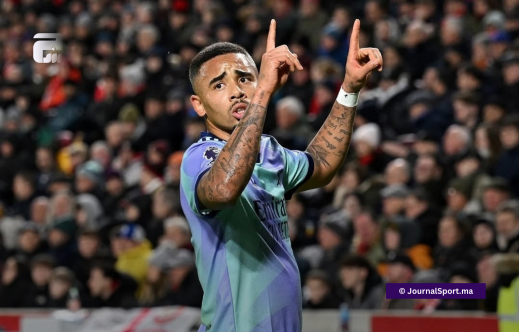 أرسنال يخسر مهاجمه جيزوس حتى نهاية الموسم