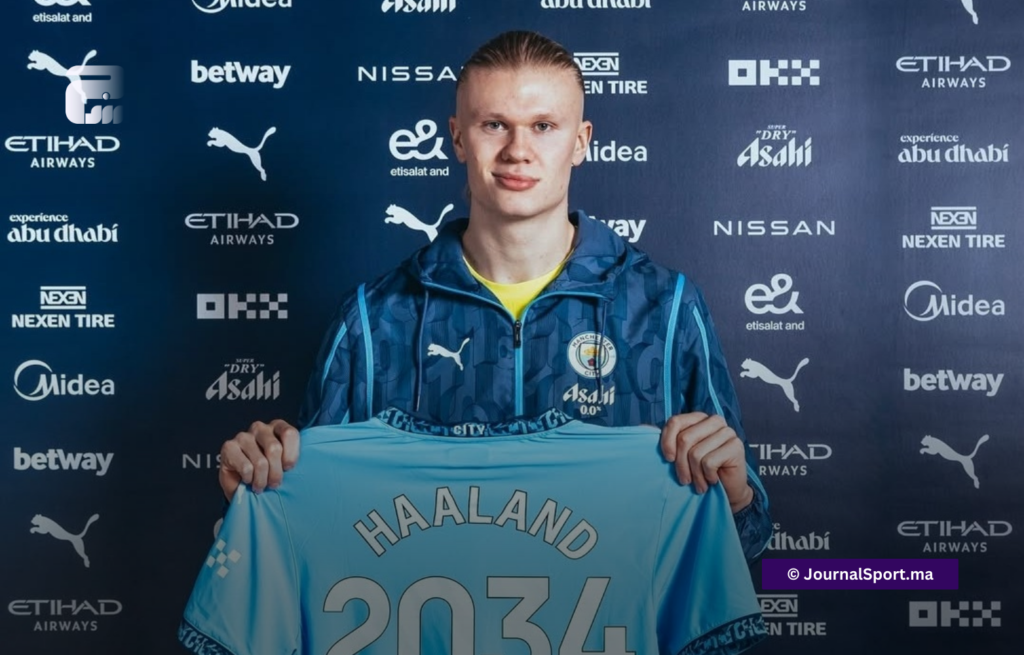 إرلينغ هالاند يوقع عقدا جديدا مع مانشستر سيتي