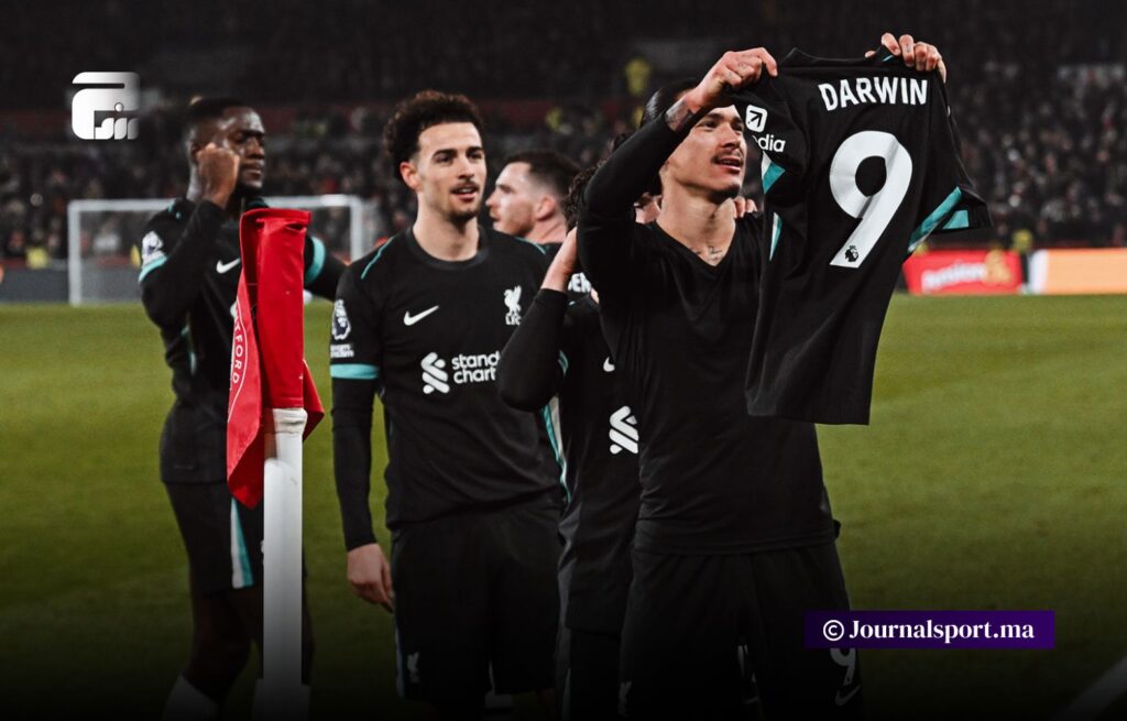 ثنائية نونيز تبعد ليفربول 7 نقاط في صدارة الدوري الإنجليزي