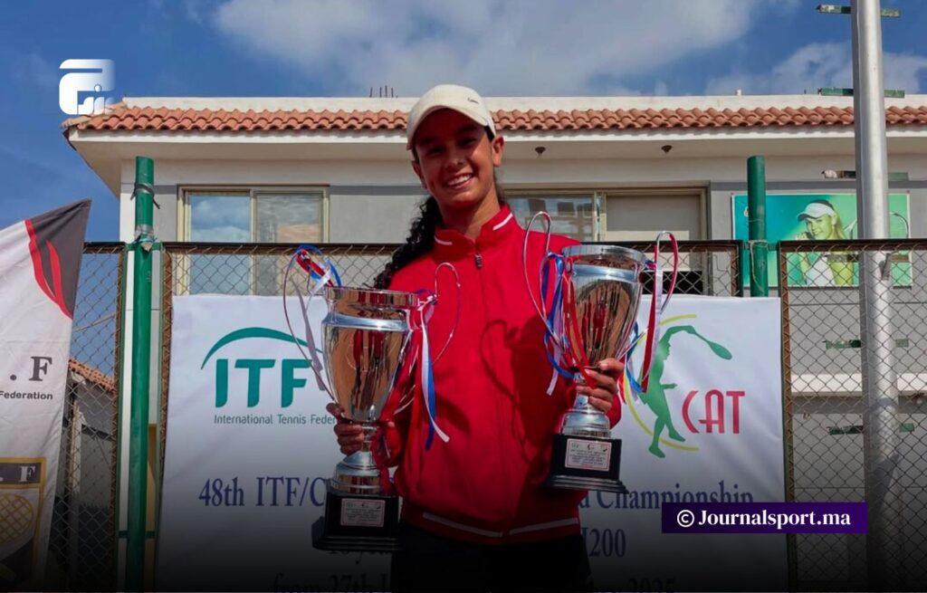 المغربية لينا بزا بطلة إفريقيا لكرة المضرب لأقل من 18 سنة