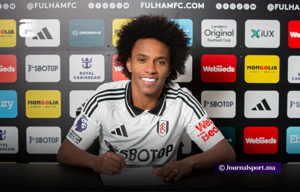 البرازيلي ويليان يعود إلى نادي فولهام الإنجليزي حتى نهاية الموسم