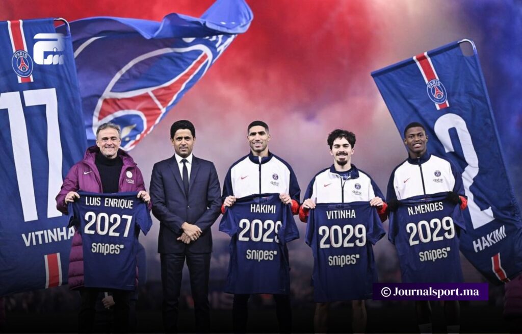 سان جرمان يمدد عقده مدربه إنريكي حتى 2027