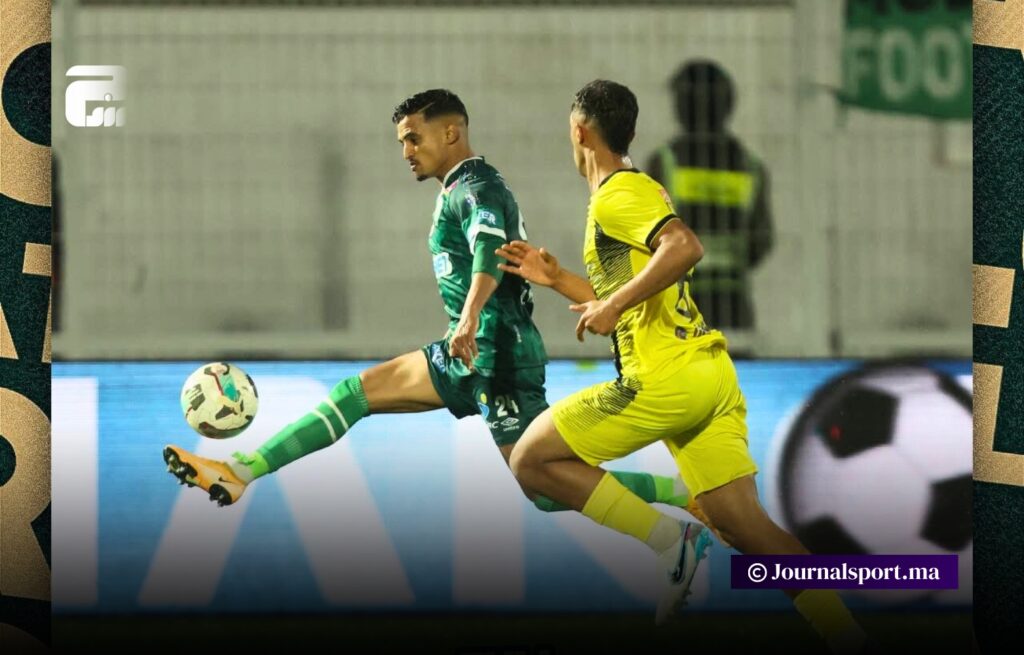 التعادل ينهي مباراة الرجاء الرياضي والمغرب الفاسي