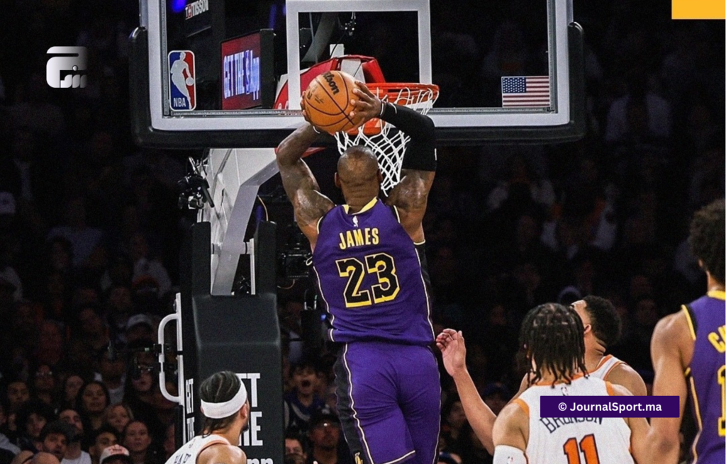 “تريبل دبل” لجيمس في سلة نيويورك نيكس في أن بي ايه