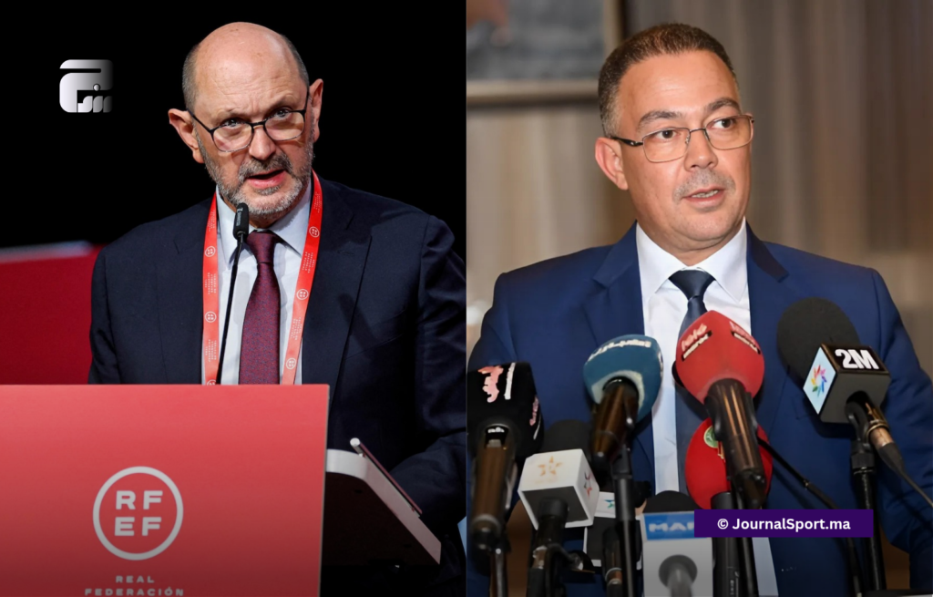 لقجع ورئيس اتحاد الكرة الإسباني يتفقان على تشكيل لجان مشتركة تأهبا لمونديال 2030