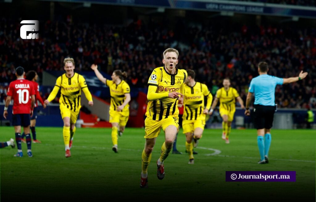 دورتموند إلى دور الثمانية بعد التفوق على ليل
