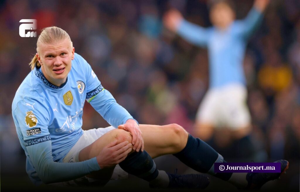 غياب هالاند عن سيتي حتى سبعة أسابيع