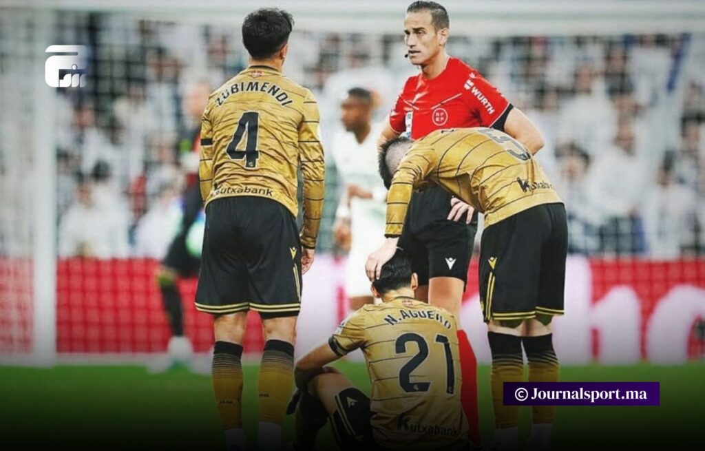 الإصابة تحرم أكرد من إتمام مباراة ريال سوسيداد وريال مدريد