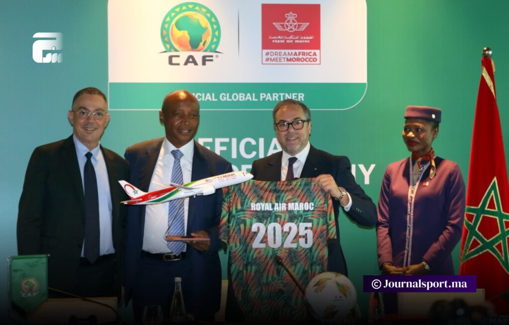 الخطوط الملكية المغربية “شريك دولي رسمي” للكونفدرالية الإفريقية لكرة القدم