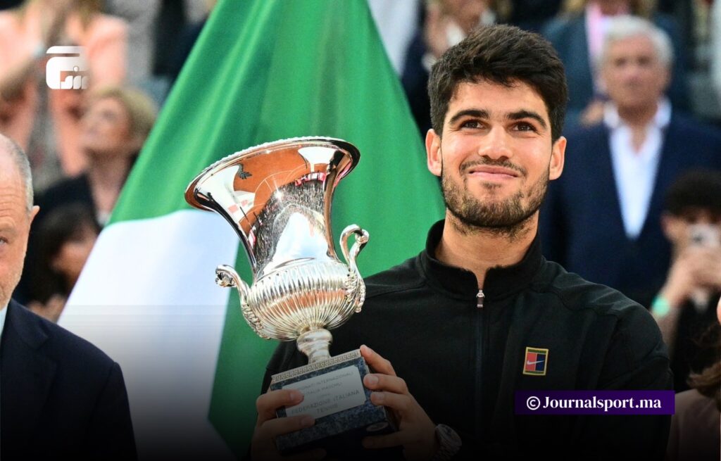 ألكاراز يقسو على سينر ويحرز لقب بطولة إيطاليا المفتوحة